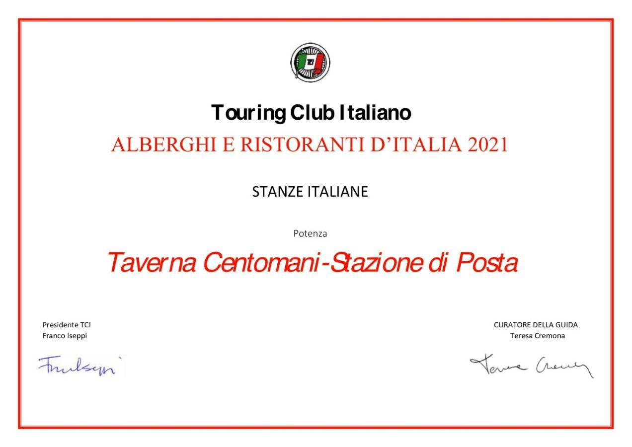 Taverna Centomani Potenza Exterior foto